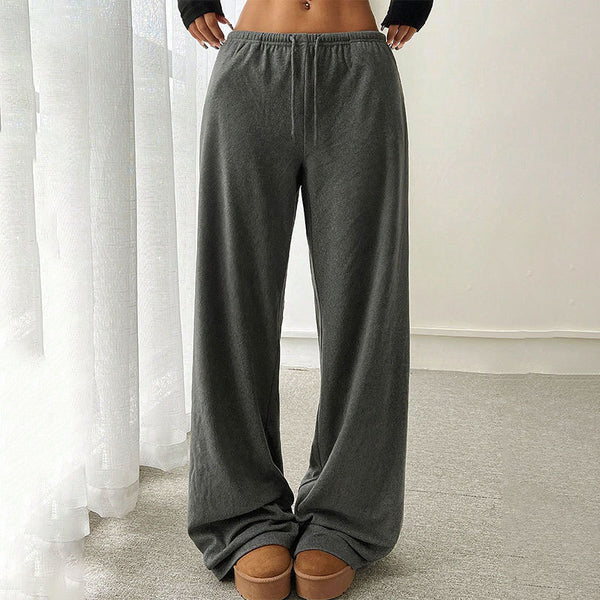 High Waist Drooping Mopping Casual Pants Tall