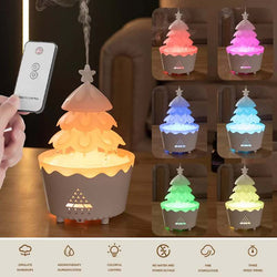 2024 New Design Essential Oil Aroma Diffuser Household Mute Small Remote Control Humidifier Suitable For Home Christmas Gift