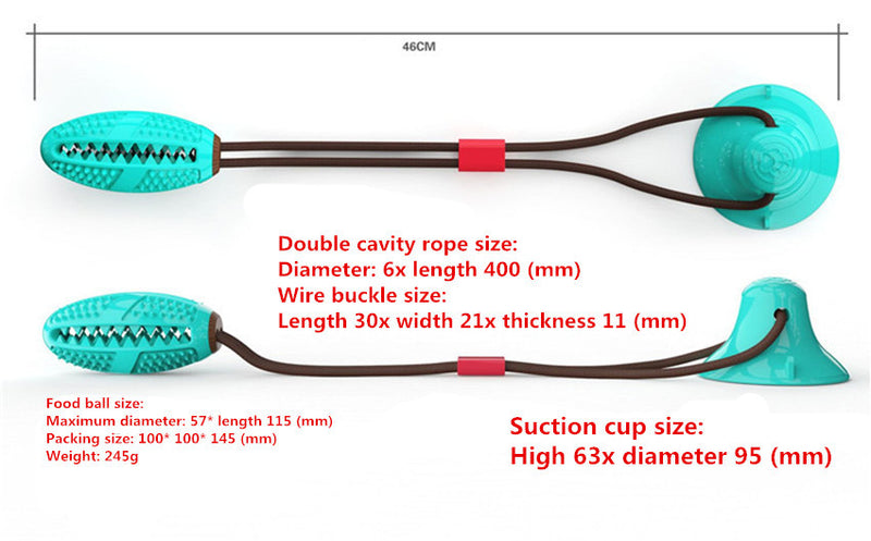 Suction Cup Molar Toy Chewing Bite Leaking Toy