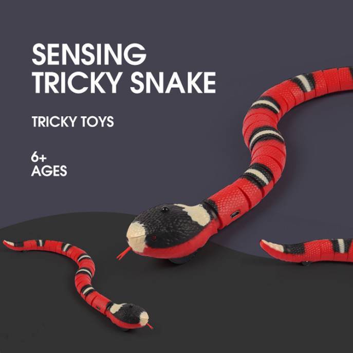 Interactive Electric Induction Snake Funny Cat Toy